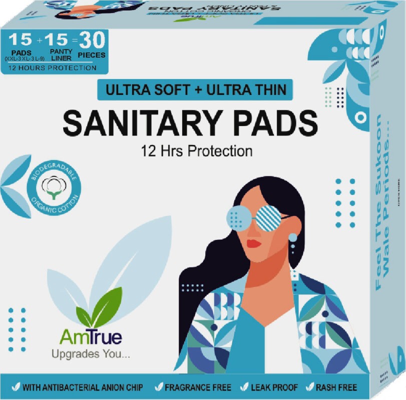 Biodegradable Sanitary Pads Combo